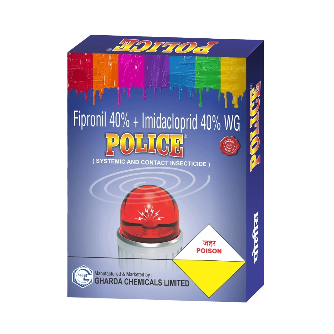 gharda police fipronil 40% + imidacloprid 40% wg (systemic & contact insecticide) gharda police fipronil 40% + imidacloprid 40% wg (systemic & contact insecticide)